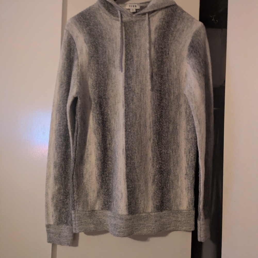 Gray Hooded Sweater